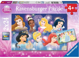 RAVENSBURGER Puzzle Krásné princezny 2x24 dílků