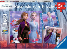 RAVENSBURGER Puzzle Ledové království 2: Cesta začíná 3x49 dílků