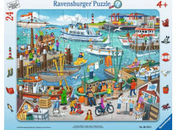 RAVENSBURGER Puzzle Den v přístavu 24 dílků