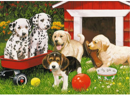 RAVENSBURGER Puzzle Štěněčí párty 60 dílků