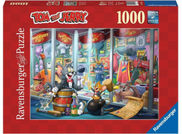 RAVENSBURGER Puzzle Tom & Jerry: Síň slávy 1000 dílků