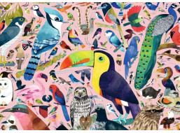 RAVENSBURGER Puzzle Úžasní ptáci 1000 dílků