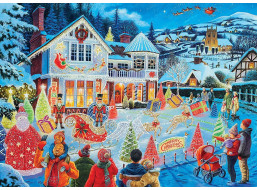 RAVENSBURGER Puzzle Vánoční dům 1000 dílků