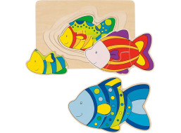 GOKI Vícevrstvé puzzle Rybka