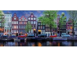 GIBSONS Panoramatické puzzle Amsterdam 636 dílků