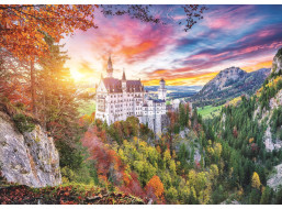 TREFL Puzzle Pohled na zámek Neuschwanstein, Německo 500 dílků