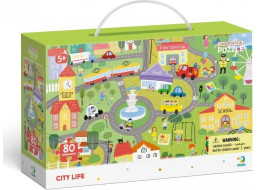 DODO Puzzle s hledáním obrázků Městský život 80 dílků