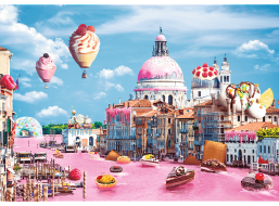 TREFL Puzzle Legrační města: Sladké Benátky 1000 dílků