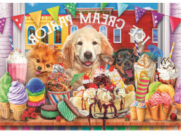 TREFL Puzzle UFT Cuteness Overload: Pejsci před cukrárnou 1000 dílků