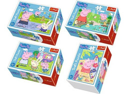 TREFL Displej Puzzle Prasátko Peppa 54 dílků (40 ks)