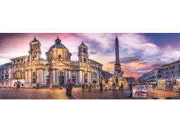 TREFL Panoramatické puzzle Piazza Navona, Řím 500 dílků