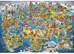 GIBSONS Puzzle Báječný svět 1000 dílků