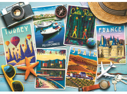 TREFL Puzzle Pohlednice z dovolené 1000 dílků