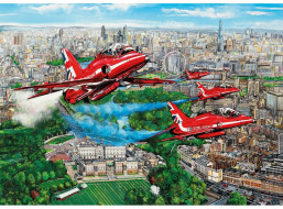 GIBSONS Puzzle Red Arrows nad Londýnem 1000 dílků