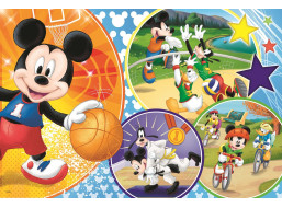 TREFL Puzzle Mickey Mouse sportuje MAXI 24 dílků