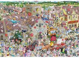 GIBSONS Puzzle Miluji svatby a hostiny 1000 dílků
