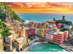 TREFL Puzzle UFT Romantic Sunset: Vernazza, Liguria, Itálie 1500 dílků