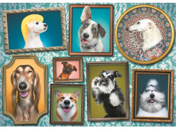 TREFL Puzzle Veselí psi 1000 dílků
