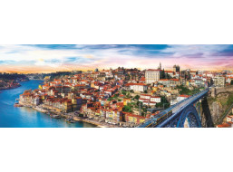 TREFL Panoramatické puzzle Porto, Portugalsko 500 dílků