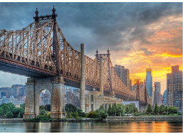 CHERRY PAZZI Puzzle Most Queensboro v New Yorku 1000 dílků