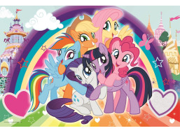 TREFL Puzzle My Little Pony: Šťastní poníci MAXI 24 dílků