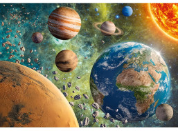 CHERRY PAZZI Puzzle Planeta Země v Galaxii 2000 dílků