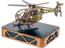 WOODEN CITY 3D puzzle Vrtulník Limitovaná edice 178 dílů