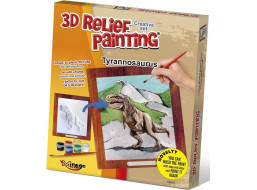 MIRAGE HOBBY Kreativní sada 3D malování Relief Painting: Tyrannosaurus