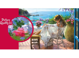 CHERRY PAZZI Puzzle Kráska a modré moře 2000 dílků