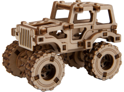 WOODEN CITY 3D puzzle Superfast Monster Truck č.1