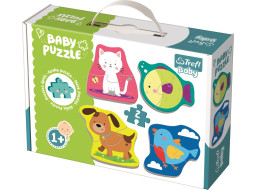 TREFL Baby puzzle Zvířata 4x2 dílky