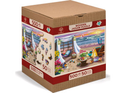 WOODEN CITY Dřevěné puzzle Letní čas 2v1, 505 dílků EKO