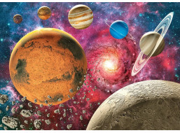 CHERRY PAZZI Puzzle Vesmír nad měsíčním horizontem 1000 dílků
