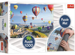 TREFL Puzzle Balóny nad Kappadokií 1000 dílků + Podložka pod puzzle