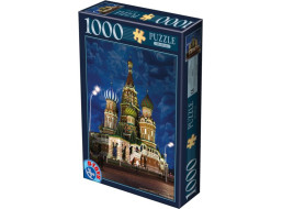D-TOYS Puzzle Chrám Vasila Blaženého, Moskva 1000 dílků