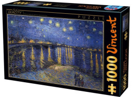 D-TOYS Puzzle Hvězdná noc nad Rhonou 1000 dílků