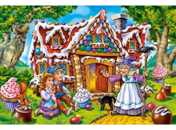 CASTORLAND Puzzle Jeníček a Mařenka MAXI 40 dílků
