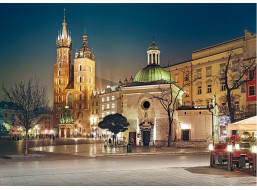 CHERRY PAZZI Puzzle Královský rynek v Krakově, Polsko 1000 dílků