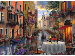 TREFL Puzzle Romantická večeře 6000 dílků