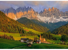 CHERRY PAZZI Puzzle Santa Maddalena, Dolomity 1000 dílků