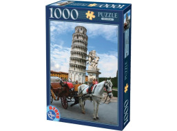 D-TOYS Puzzle Šikmá věž v Pise, Itálie 1000 dílků