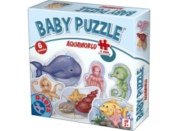 D-TOYS Baby puzzle Podmořský svět 6v1 (2-5 dílků)