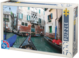 D-TOYS Puzzle Gondola na kanále 500 dílků