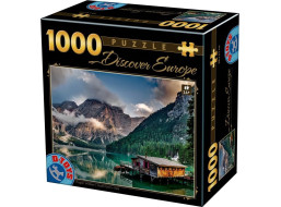 D-TOYS Puzzle Jezero Braies, Jižní Tyrolsko 1000 dílků