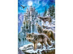 CASTORLAND Puzzle Vlci u zámku 1500 dílků
