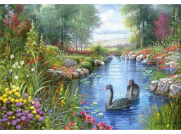 CASTORLAND Puzzle Černé labutě 1500 dílků