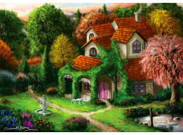 ENJOY Puzzle Chaloupka v lese 1000 dílků