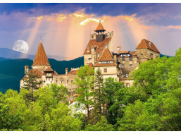 ENJOY Puzzle Drákulův hrad, Bran, Rumunsko 1000 dílků