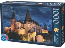D-TOYS Puzzle Korvínův hrad v noci, Rumusko 1000 dílků