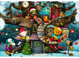 ENJOY Puzzle Pohádkové Vánoce 1000 dílků